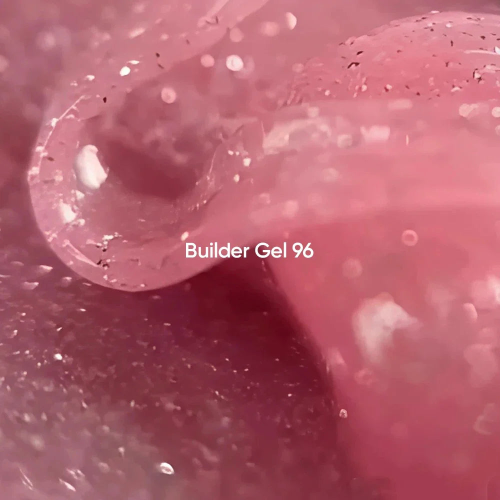 NAILSOFTHEDAY Builder Gel 96 — builder gel reflectante rosa, 15 ml