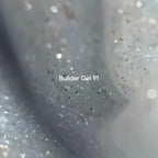 NAILSOFTHEDAY Builder Gel 91 — builder gel reflectante plateado-lechoso, 15 ml
