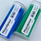 NAILSOFTHEDAY Microcepillos azules, 100 unidades
