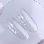 NAILSOFTHEDAY Party top 02 — transparente con purpurina fina sin capa pegajosa para uñas, 10 ml