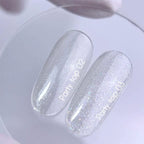 NAILSOFTHEDAY Party top 02 — transparente con purpurina fina sin capa pegajosa para uñas, 10 ml