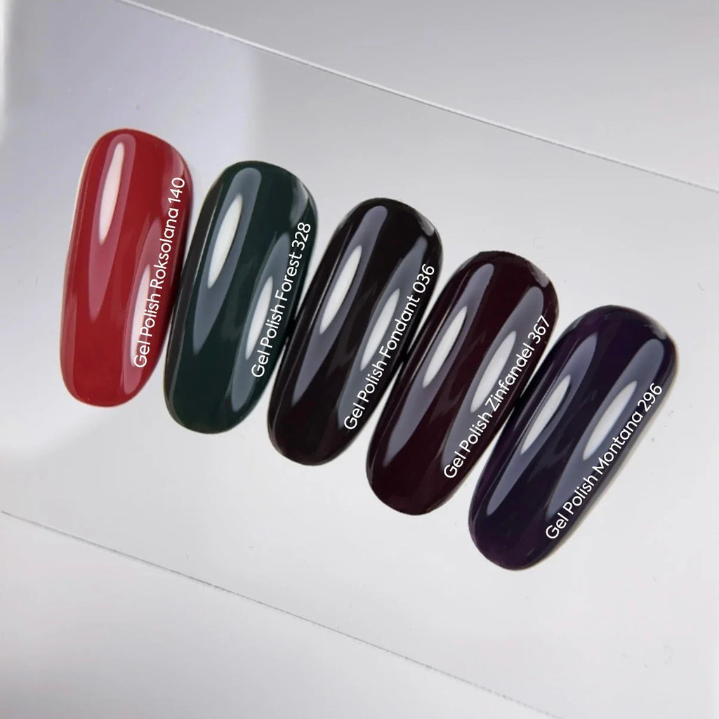 NAILSOFTHEDAY Gel Polish Forest — esmalte semipermanente verde oscuro, cobertura en una sola capa, 10 ml