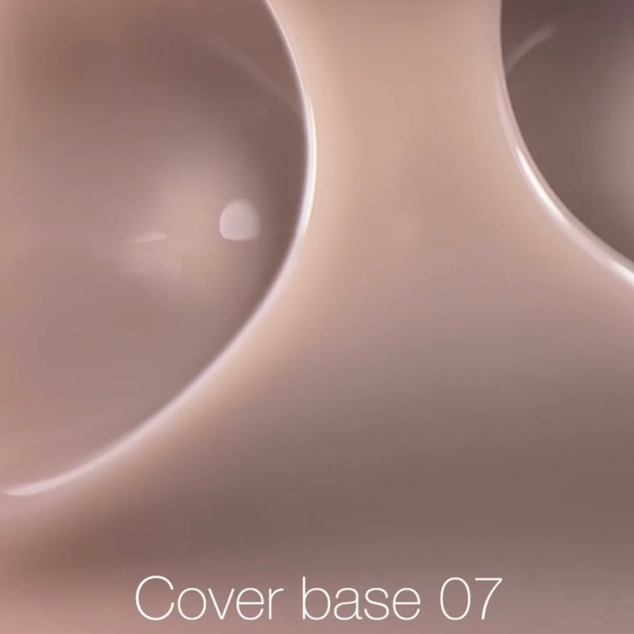 Nailsoftheday Cover base NEW Formula 07: base de camuflaje para uñas en color café con leche, 10 ml