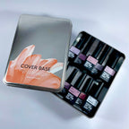 Caja de hojalata "Cover base NEW Formula" para regalo para ti/amiga y espectacular desembalaje de la colección