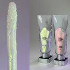 Liquid powder 01 - polvo líquido con iridiscencia de verde a morado para uñas, 5 g