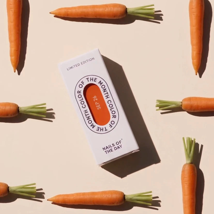NAILSOFTHEDAY el Color del Mes de septiembre 2026 Harvest — naranja, cobertura en una sola capa, 10 ml