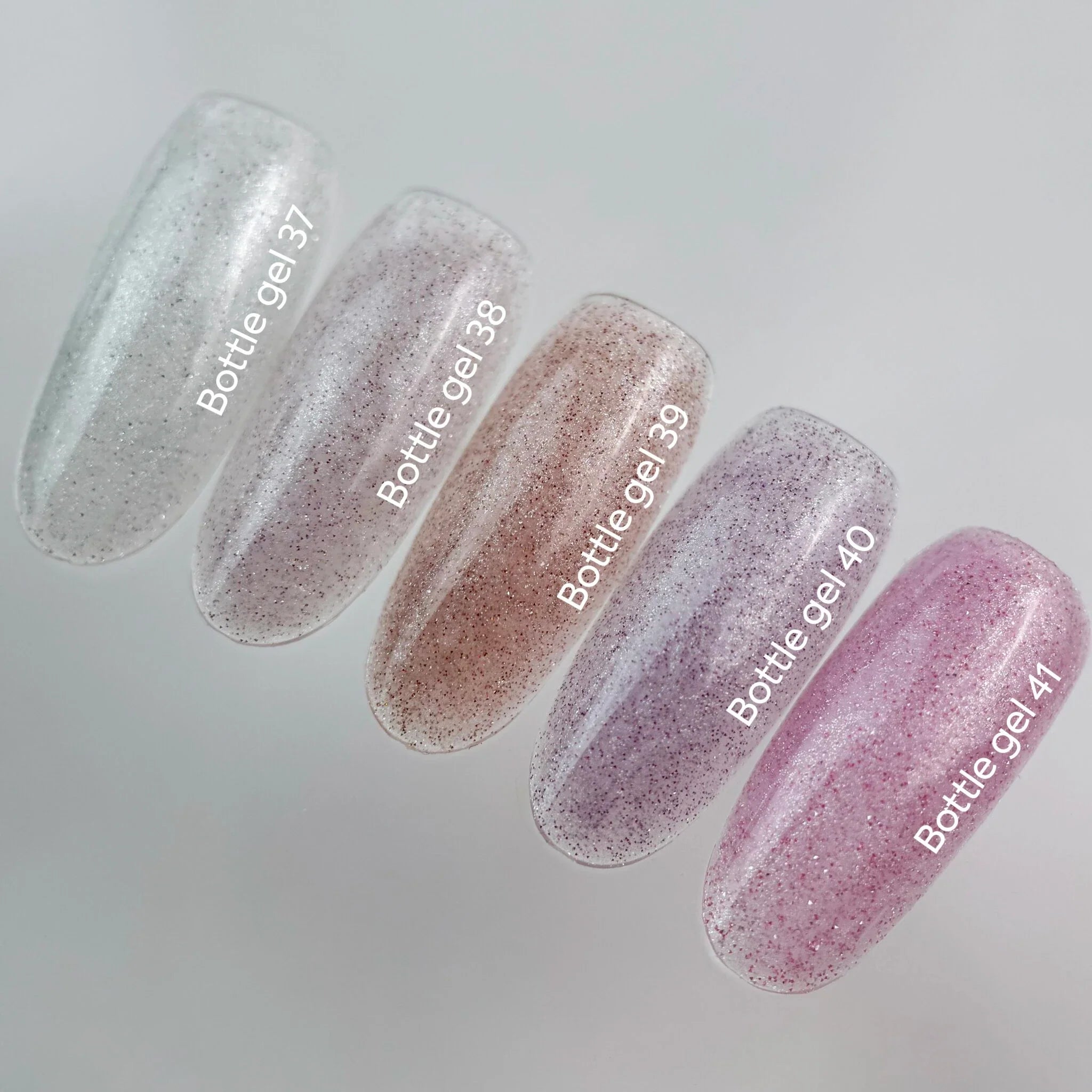 NAILSOFTHEDAY Bottle Gel 39 – gel ultraresistente nude con efecto reflectante para el refuerzo de uñas, 10 ml