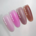 NAILSOFTHEDAY Bottle Gel 36 – gel ultraresistente nude con un matiz lila para el refuerzo de uñas, 10 ml