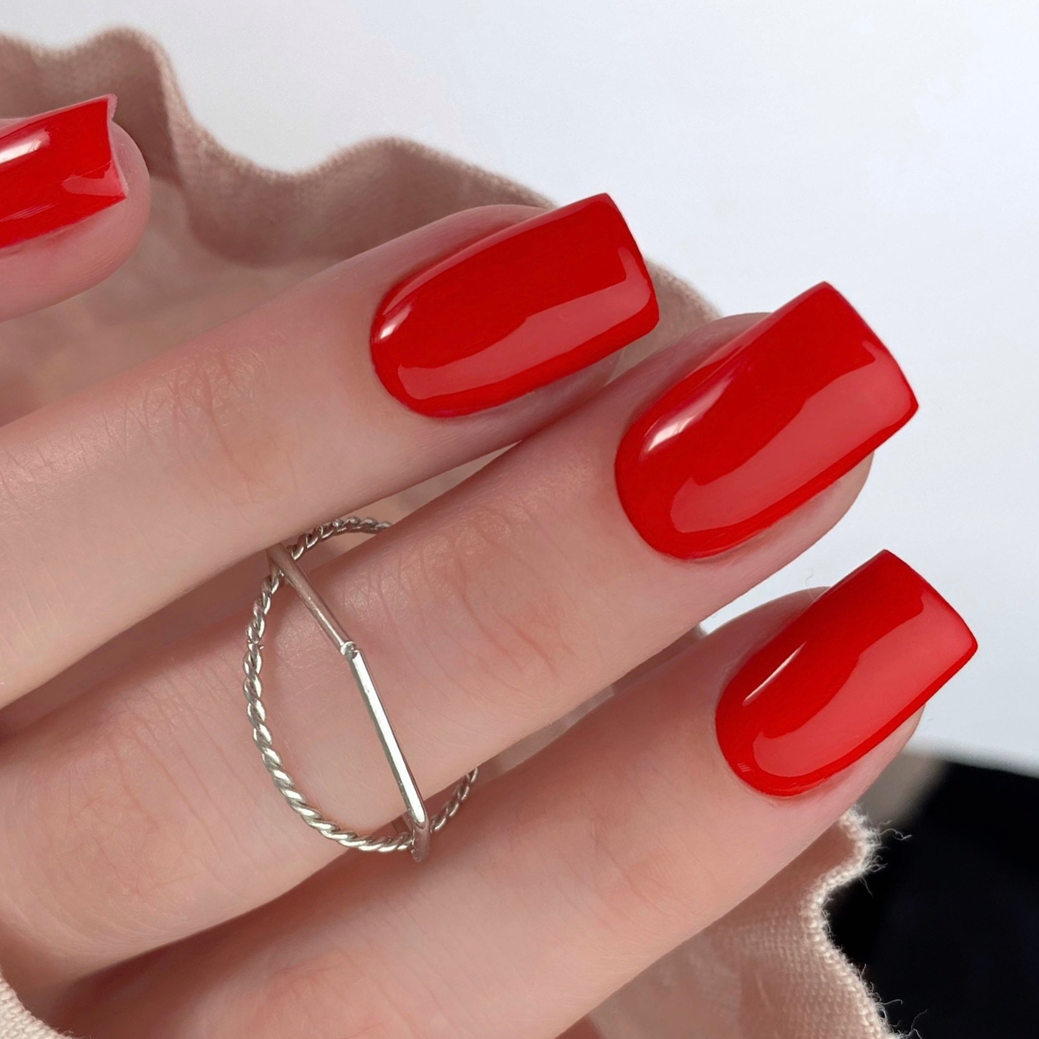 NAILSOFTHEDAY Let's Special Red: esmalte semipermanente  rojo especial que se superpone en una capa, 10 ml