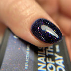 NAILSOFTHENIGHT Reflective base 03 - base reflectante de camuflaje con brillo (destellos violeta y rosa), 10 ml
