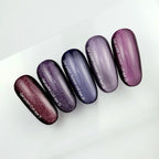 NAILSOFTHEDAY Gel Polish Cat Eye 11 — esmalte efecto ojo de gato en tono frambuesa oscuro, cobertura completa en una sola capa. 6 ml.