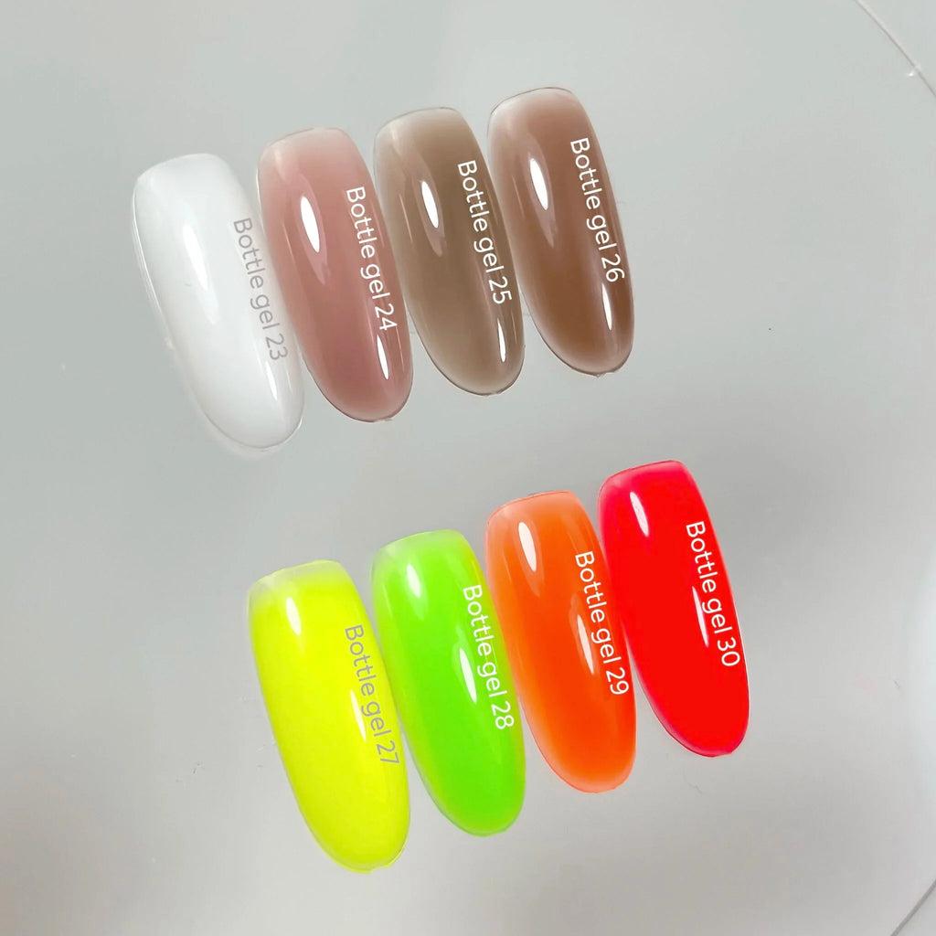 NAILSOFTHEDAY Bottle Gel 23 – gel ultraresistente lechoso para el refuerzo de uñas, 10 ml