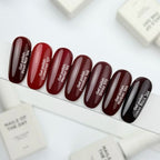 NAILSOFTHEDAY Gel Polish Merlot 166 – esmalte semipermanente cereza-ciruela intenso, con cobertura en una sola capa, 10 ml