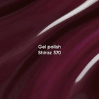 NAILSOFTHEDAY Gel Polish Shiraz 370 – esmalte semipermanente burdeos violáceo apagado, con cobertura en una sola capa, 10 ml
