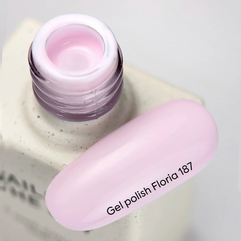 NAILSOFTHEDAY Gel Polish Floria — esmalte semipermanente rosa pastel con cobertura en una capa, 10 ml