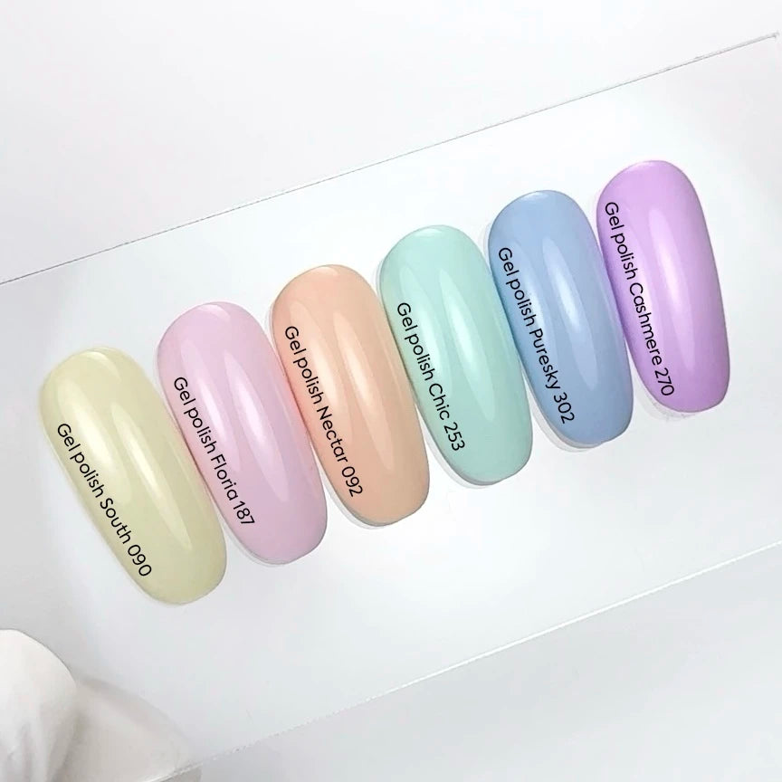 NAILSOFTHEDAY Gel Polish Chic — esmalte semipermanente turquesa pastel con cobertura en una capa, 10 ml