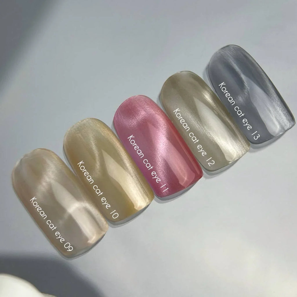 NAILSOFTHEDAY Korean cat eye 13 – gel efecto ojo de gato en tono gris oscuro, 10 ml