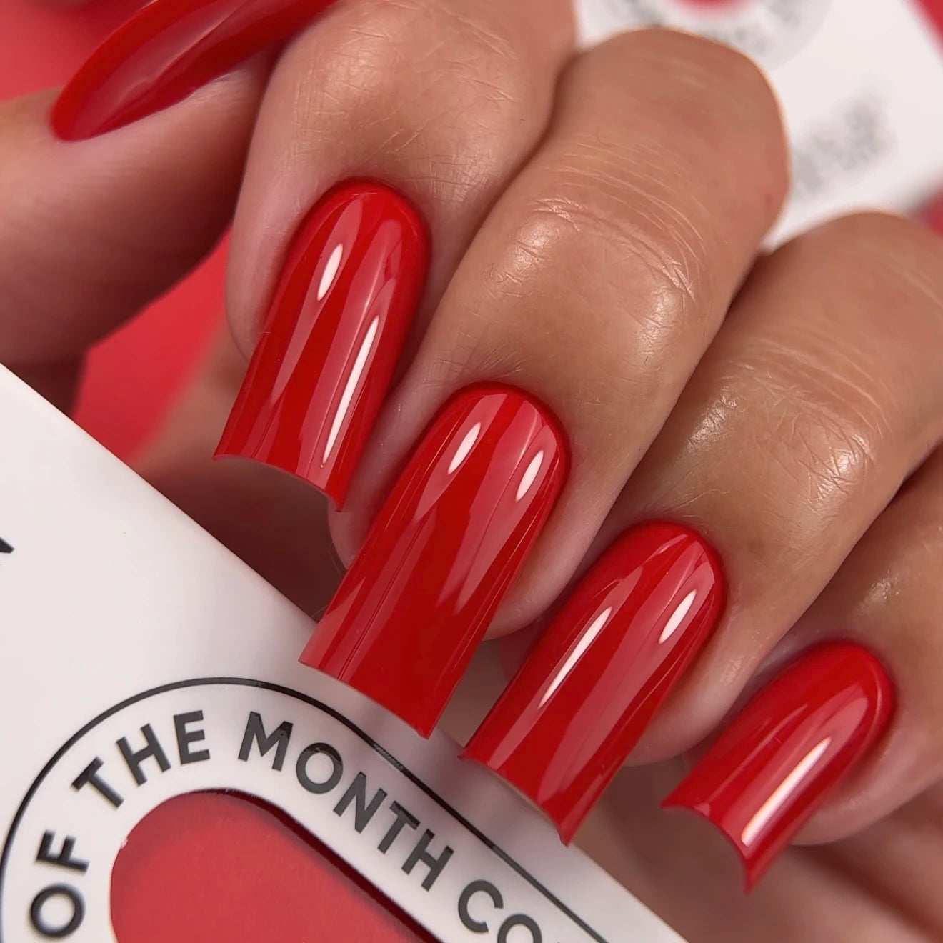 NAILSOFTHEDAY Color of the Mes Marzo 2026 Wild — rojo indomable con cobertura en una sola capa, 10 ml