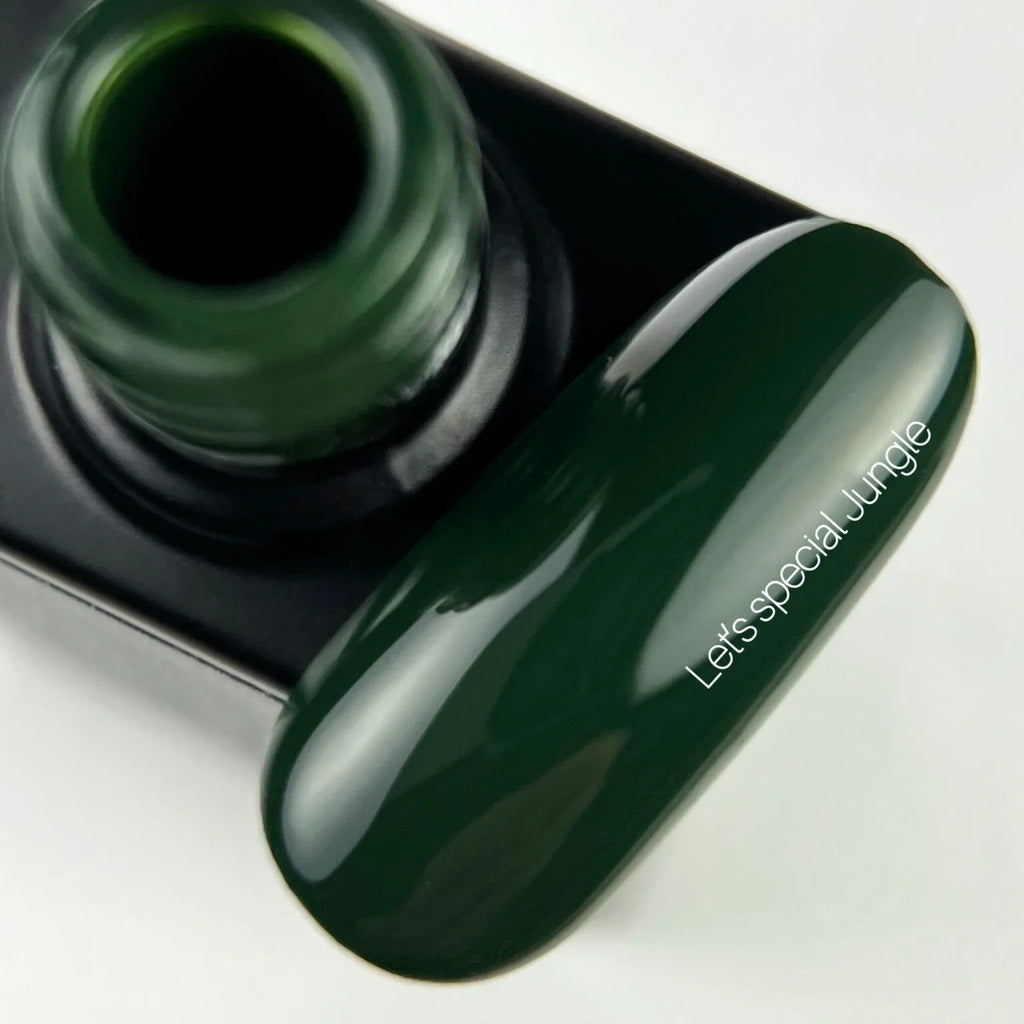 NAILSOFTHEDAY Let’s Special Jungle — esmalte semipermanente verde oscuro para uñas, que cubre en una sola capa, 10 ml.