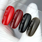 NAILSOFTHEDAY Color Top 06 — clásico rojo intenso sin capa pegajosa, 10 ml.