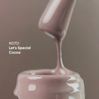 NAILSOFTHEDAY Let's Special Cocoa - esmalte semipermanente de uñas marrón lechoso que cubre una capa, 10 ml