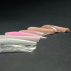 NAILSOFTHEDAY Dual Form Ballerina (Type 8): formas ruperiores estilo bailarina para uñas, 120 piezas