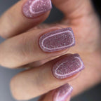 NAILSOFTHENIGHT Reflective base 06 - base reflectante de camuflaje con brillo (rosa suave), 10 ml