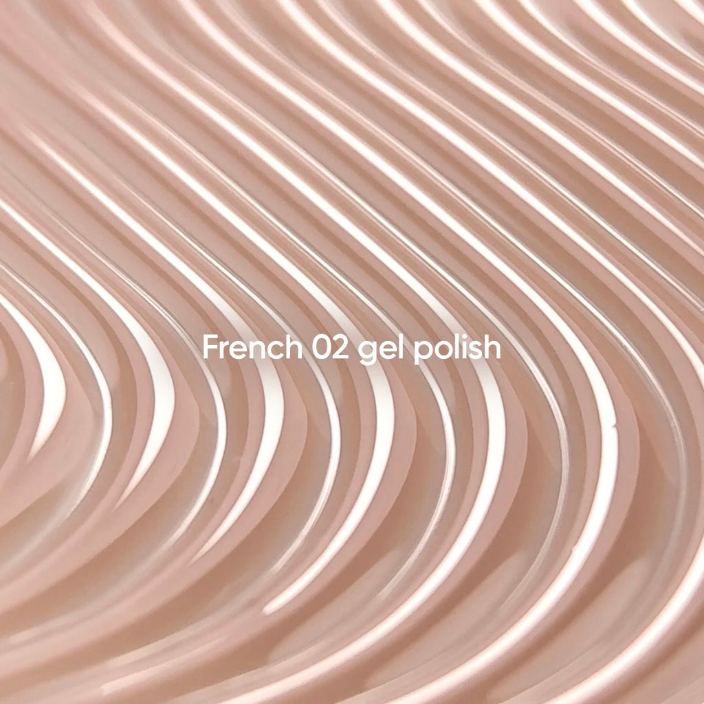 NAILSOFTHEDAY Gel Polish French 02 — esmalte semipermanente beige nude con nivel reducido de pigmentación, 10 ml