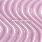 NAILSOFTHEDAY Gel Polish French 01 — esmalte semipermanente rosa nude con nivel reducido de pigmentación, 10 ml