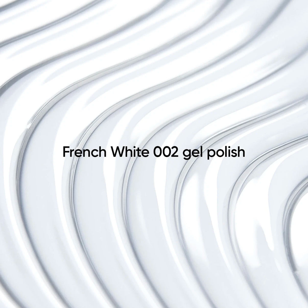 NAILSOFTHEDAY Gel Polish French White 002 — esmalte semipermanente ultrablanco frío con cobertura en una capa, 10 ml