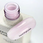 NAILSOFTHEDAY Gel Polish French 01 — esmalte semipermanente rosa nude con nivel reducido de pigmentación, 10 ml