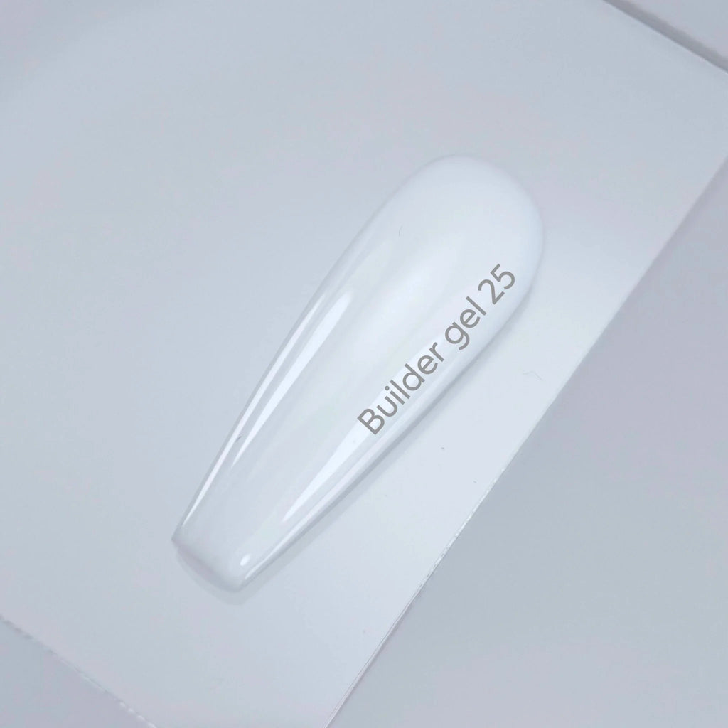 NAILSOFTHEDAY Builder Gel 25 — gel constructor blanco intenso para extensión de uñas, 15 ml.