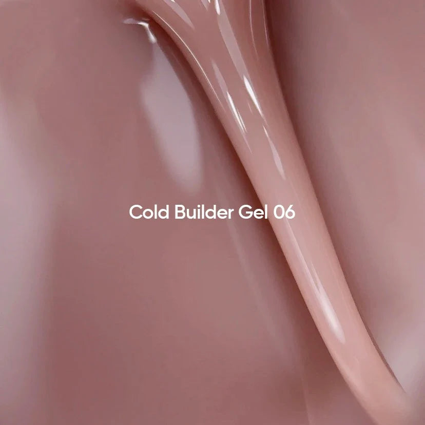NAILSOFTHEDAY Cold Builder Gel 06 — gel constructor nude cálido para extensión de uñas, 15 ml.