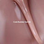 NAILSOFTHEDAY Cold Builder Gel 06 — gel constructor nude cálido para extensión de uñas, 15 ml.