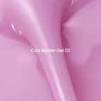 NAILSOFTHEDAY Cold Builder Gel 03 — gel constructor rosa para extensión de uñas, 15 ml.