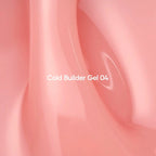 NAILSOFTHEDAY Cold Builder Gel 04 — gel constructor melocotón para extensión de uñas, 15 ml.