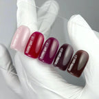 NAILSOFTHEDAY Bottle Gel 20 – gel ultrafuerte marrón con matices morados, 10 ml