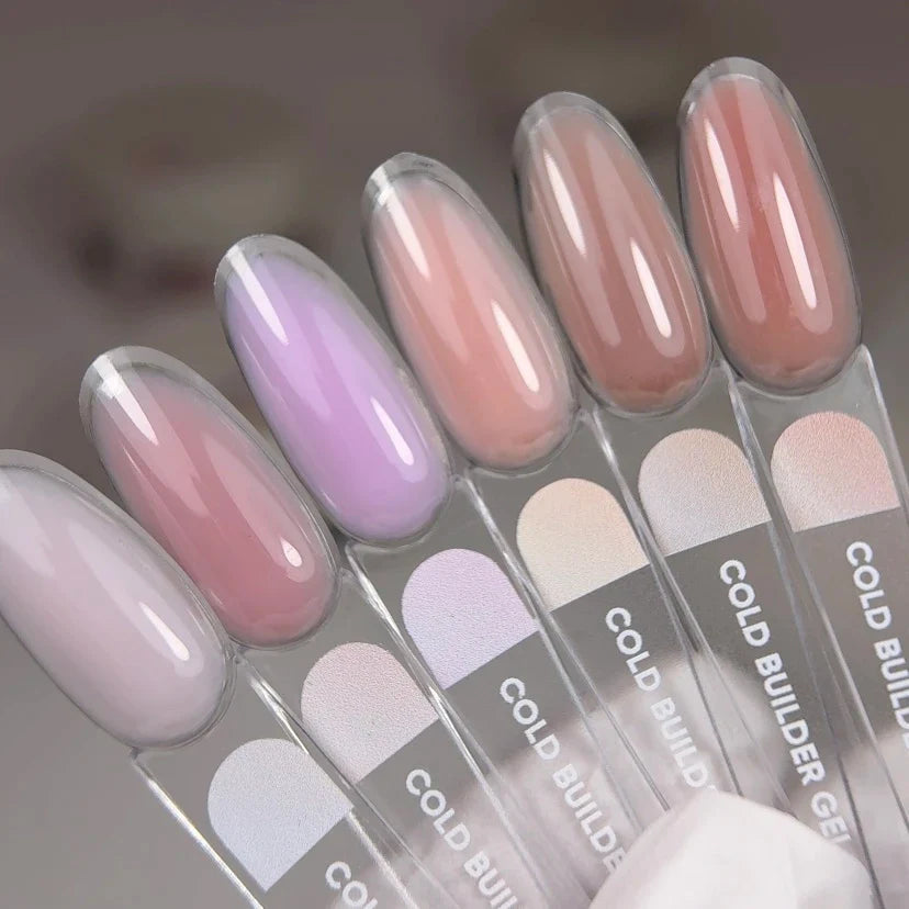 NAILSOFTHEDAY Cold Builder Gel 02 — gel constructor nude rosado para extensión de uñas, 15 ml.