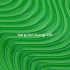 NAILSOFTHEDAY Gel Polish Energy 250 — esmalte semipermanente verde intenso con cobertura en una sola capa, 10 ml