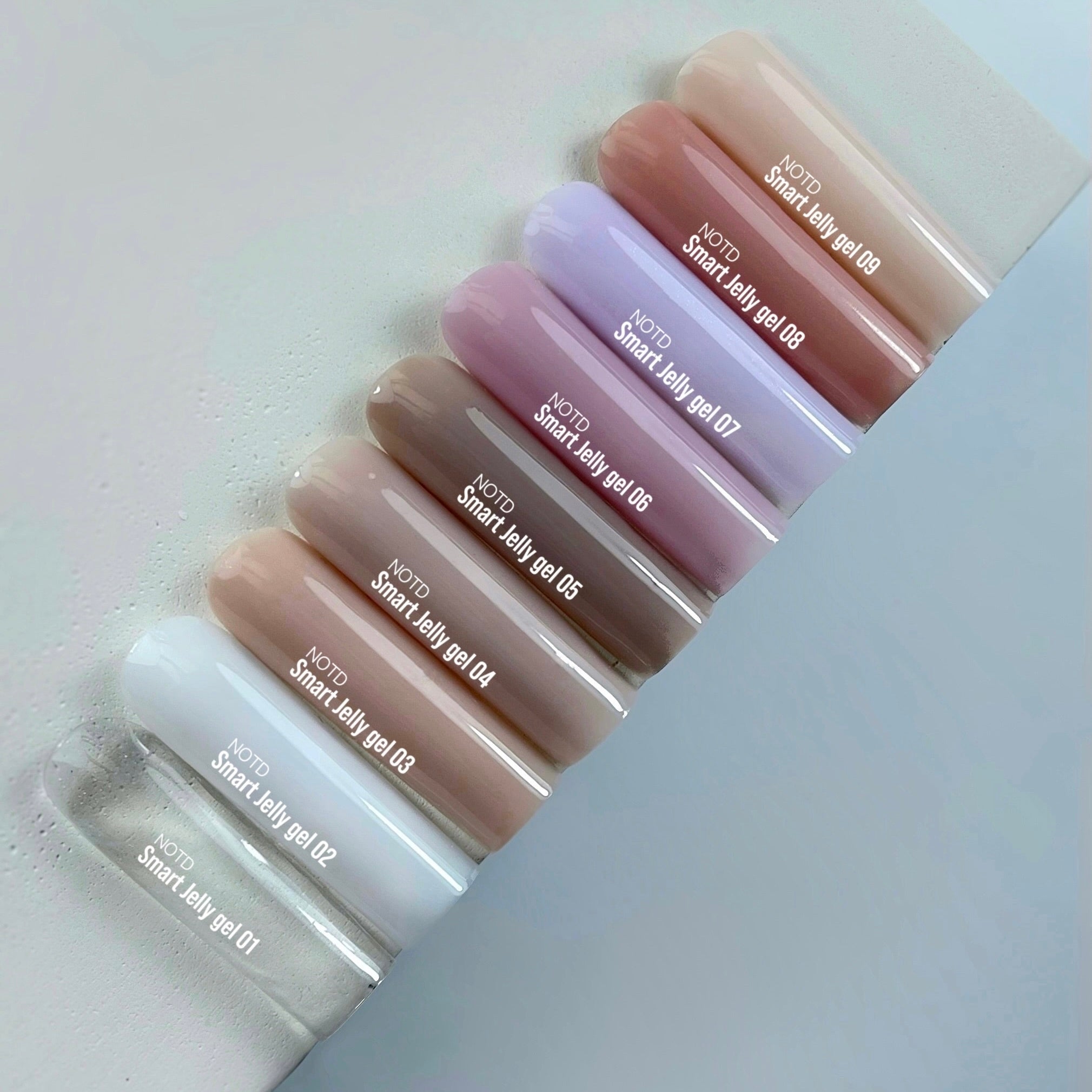 NAILSOFTHEDAY Smart Jelly gel 06 — gel de construcción  de color rosa púrpura para uñas, 15 g