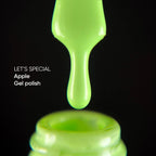 NAILSOFTHEDAY Let's Special Apple - Esmalte semipermanente en gel pastel lima que cubre en una capa, 10 ml