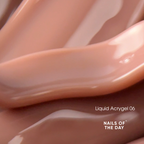 NAILSOFTHEDAY Liquid Acrygel 06 — Acrygel líquido nude cálido de nueva fórmula para uñas, 15 ml