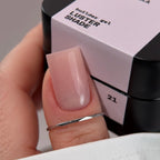 BIBLIOTEKA Builder Gel Nº 21 LUSTER Shade – Rosa beige frío con shimmer