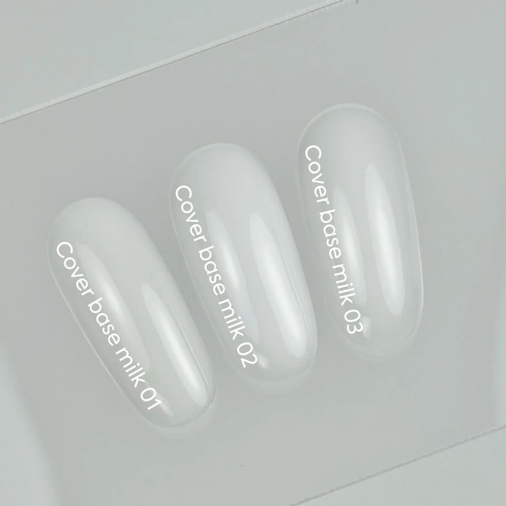Nailsoftheday Cover base NEW Formula milk 02 - base camuflaje de color leche, 10 ml