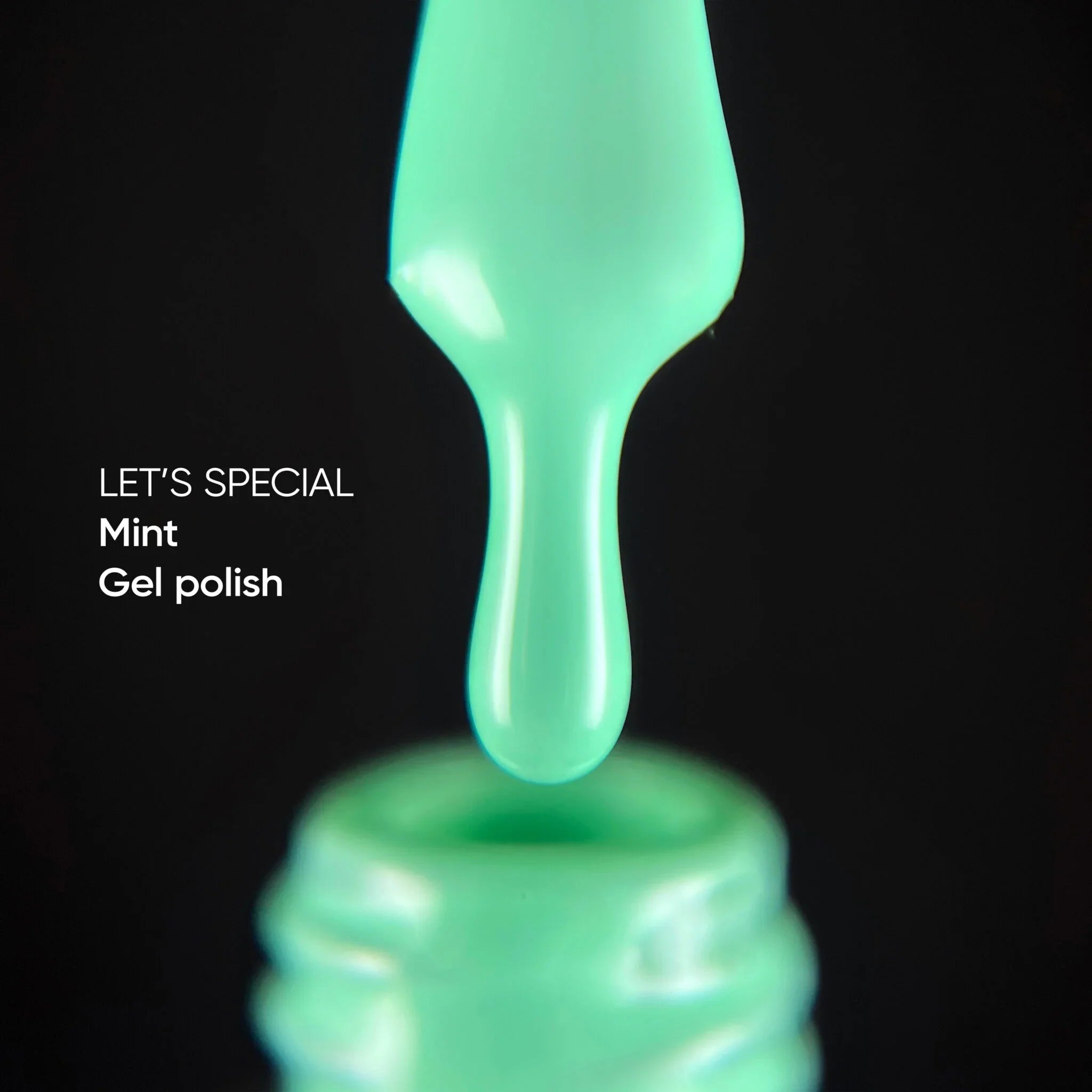 NAILSOFTHEDAY Let's Special Mint: esmalte semipermanente color menta para cubrir uñas en una capa, 10 ml