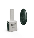 NAILSOFTHENIGHT Mohito gel polish — esmalte semipermanente reflectante de color verde oscuro intenso, 10 ml.