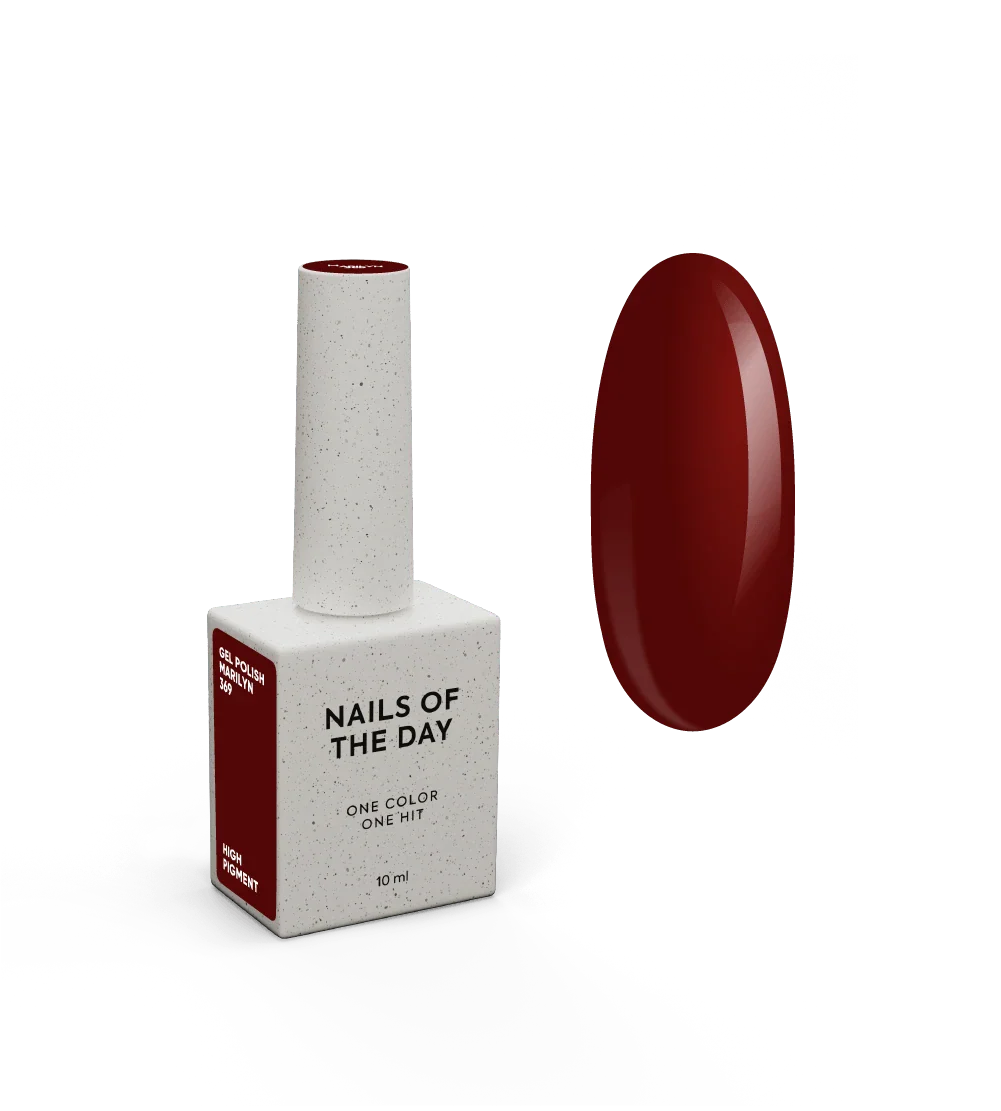 NAILSOFTHEDAY Let's Special Marilyn: esmalte semipermanente de uñas color sangre  que cubre en una capa, 10 ml