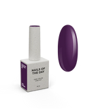 NAILSOFTHEDAY Gel Polish Amethyst — esmalte semipermanente en tono púrpura amatista oscuro con cobertura completa en una sola capa. 10 ml.