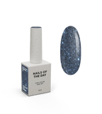 NAILSOFTHEDAY Gel Polish Aviation — esmalte semipermanente azul-gris reflectante, 10 ml