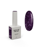 NAILSOFTHENIGHT Blackberry gel polish - esmalte semipermanente reflectante violeta para uñas, 10 ml